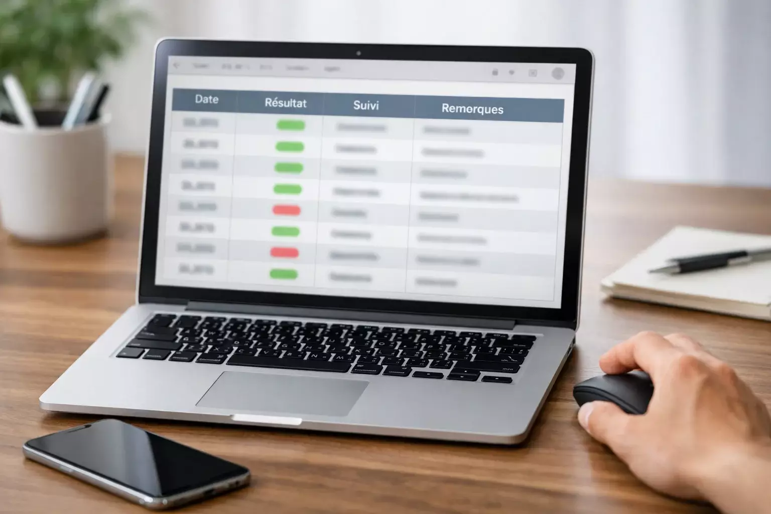 Tableur de suivi des paris sur ordinateur portable